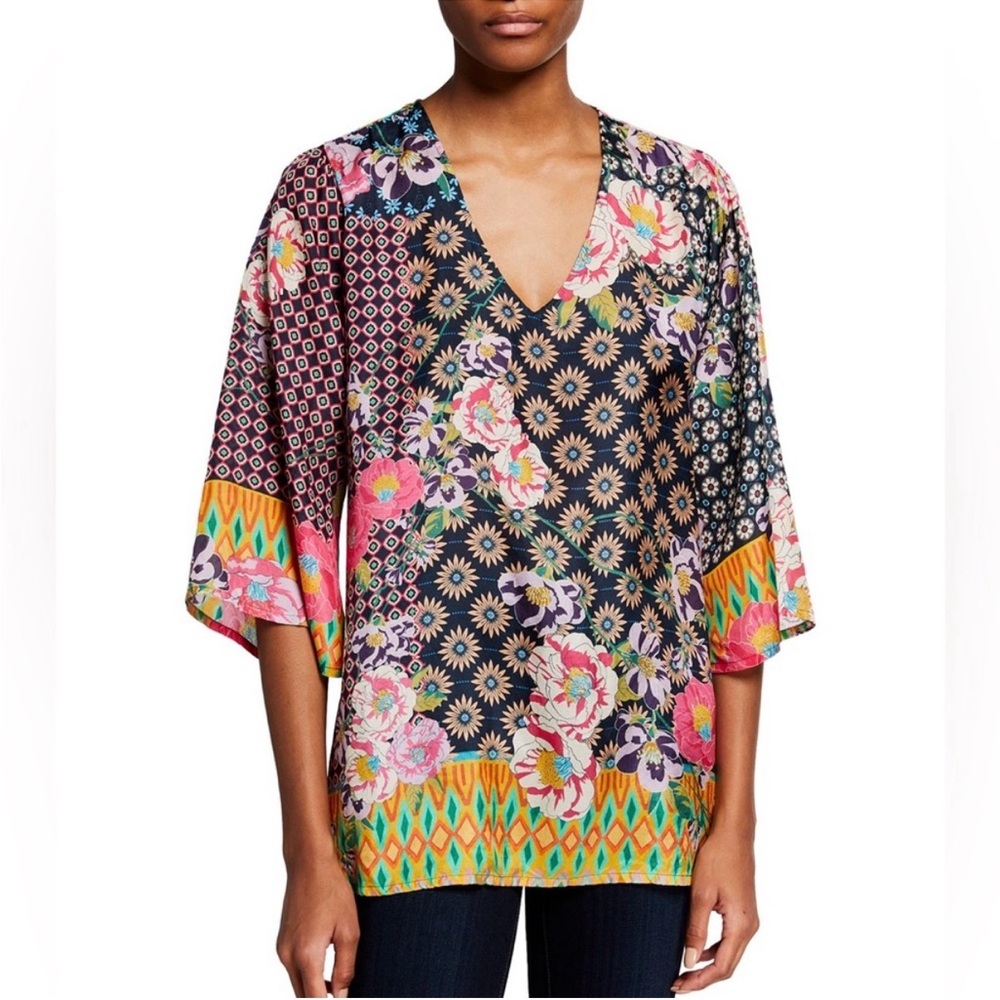 Johnny Was Samantha Blouse Top